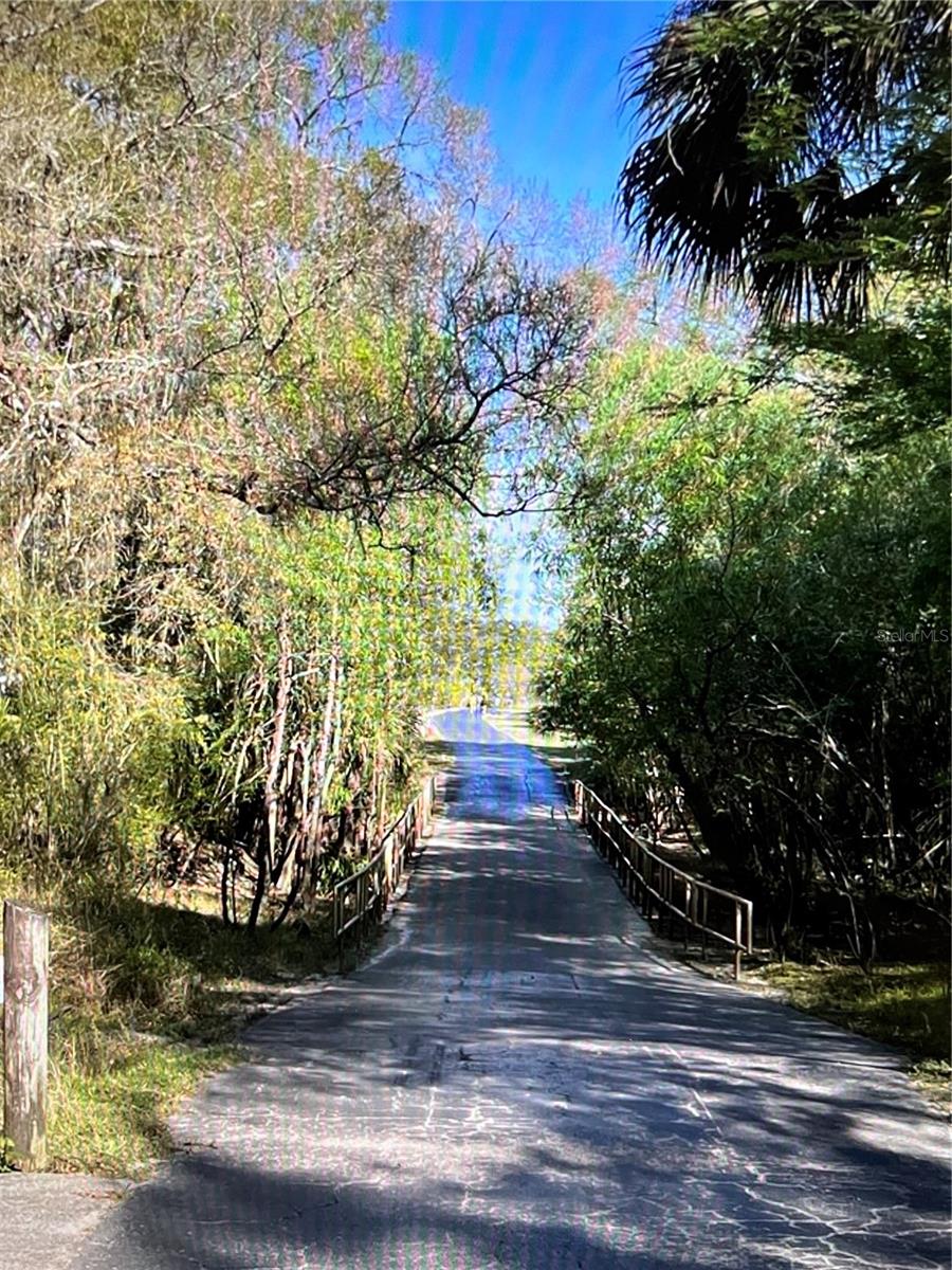 Local walking and bike trail