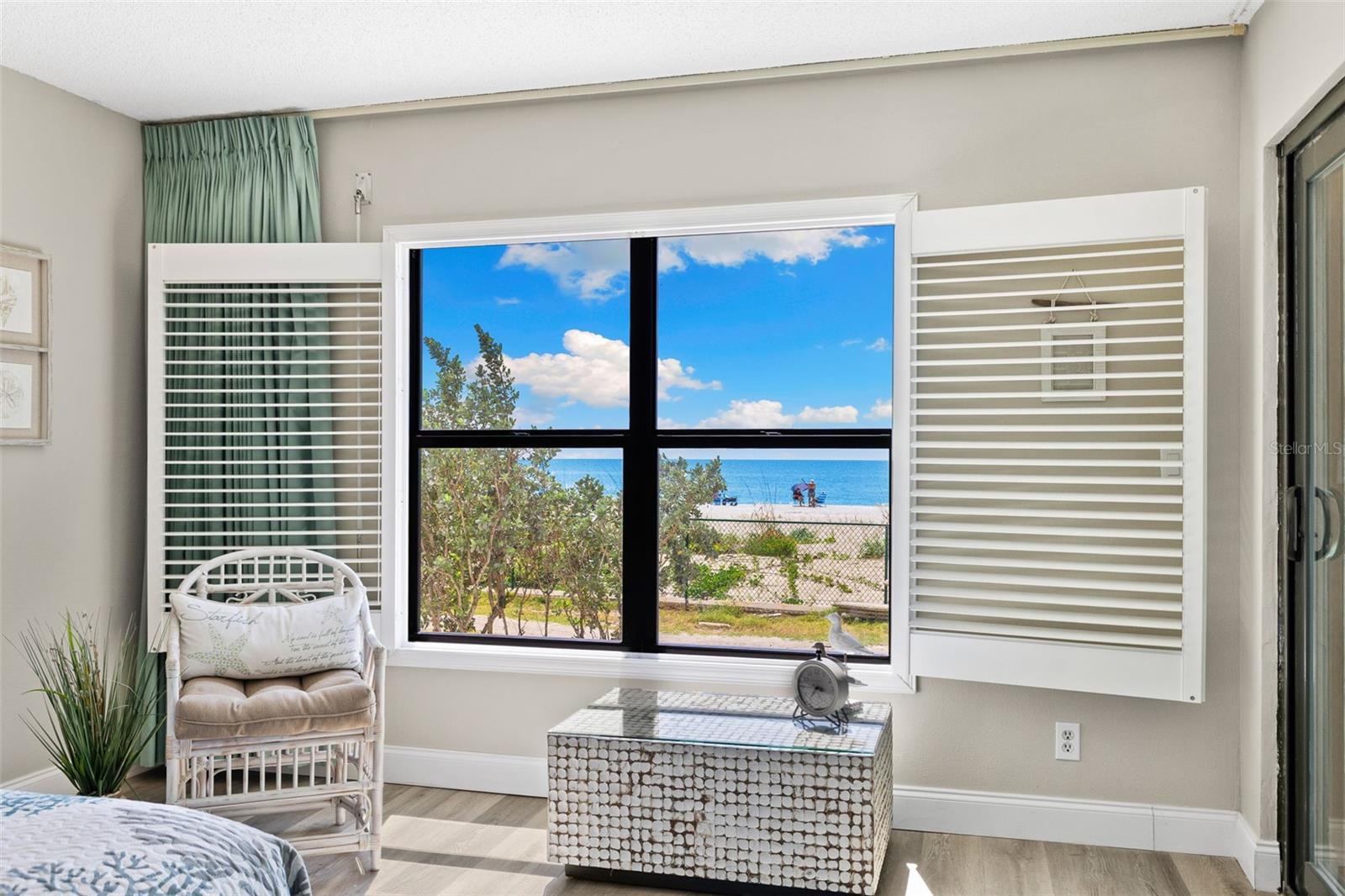 Primary Bedroom's view of Indian Rocks Beach!