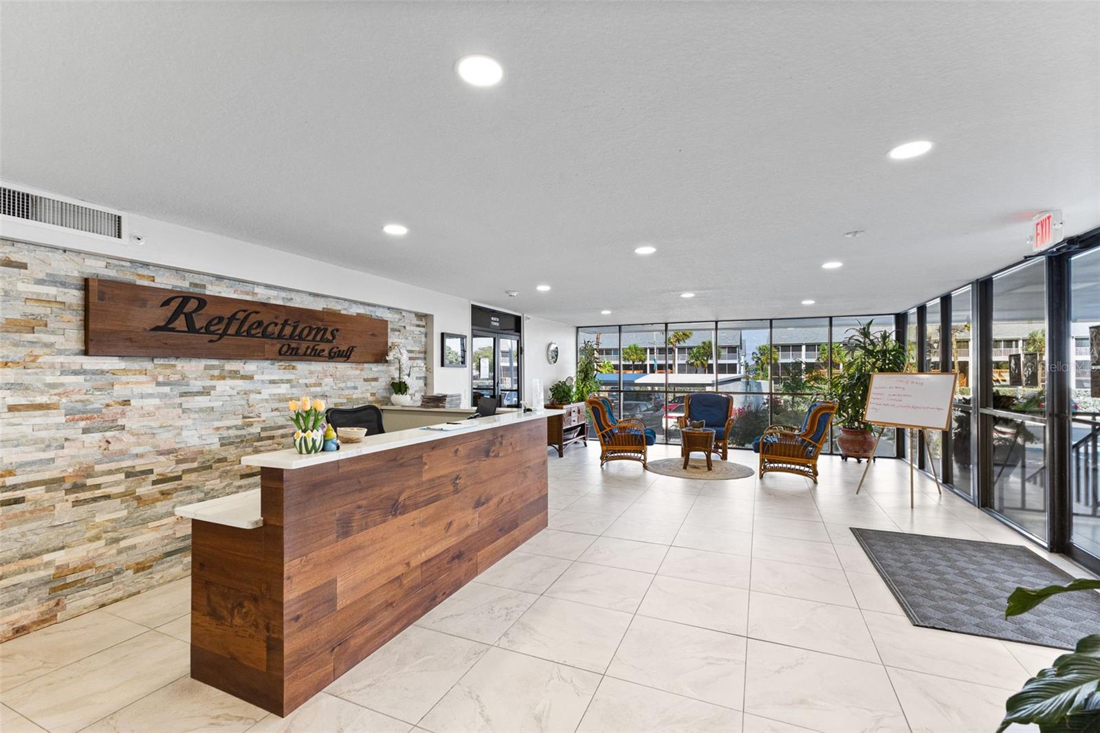 Upgraded Entrance to the Lobby