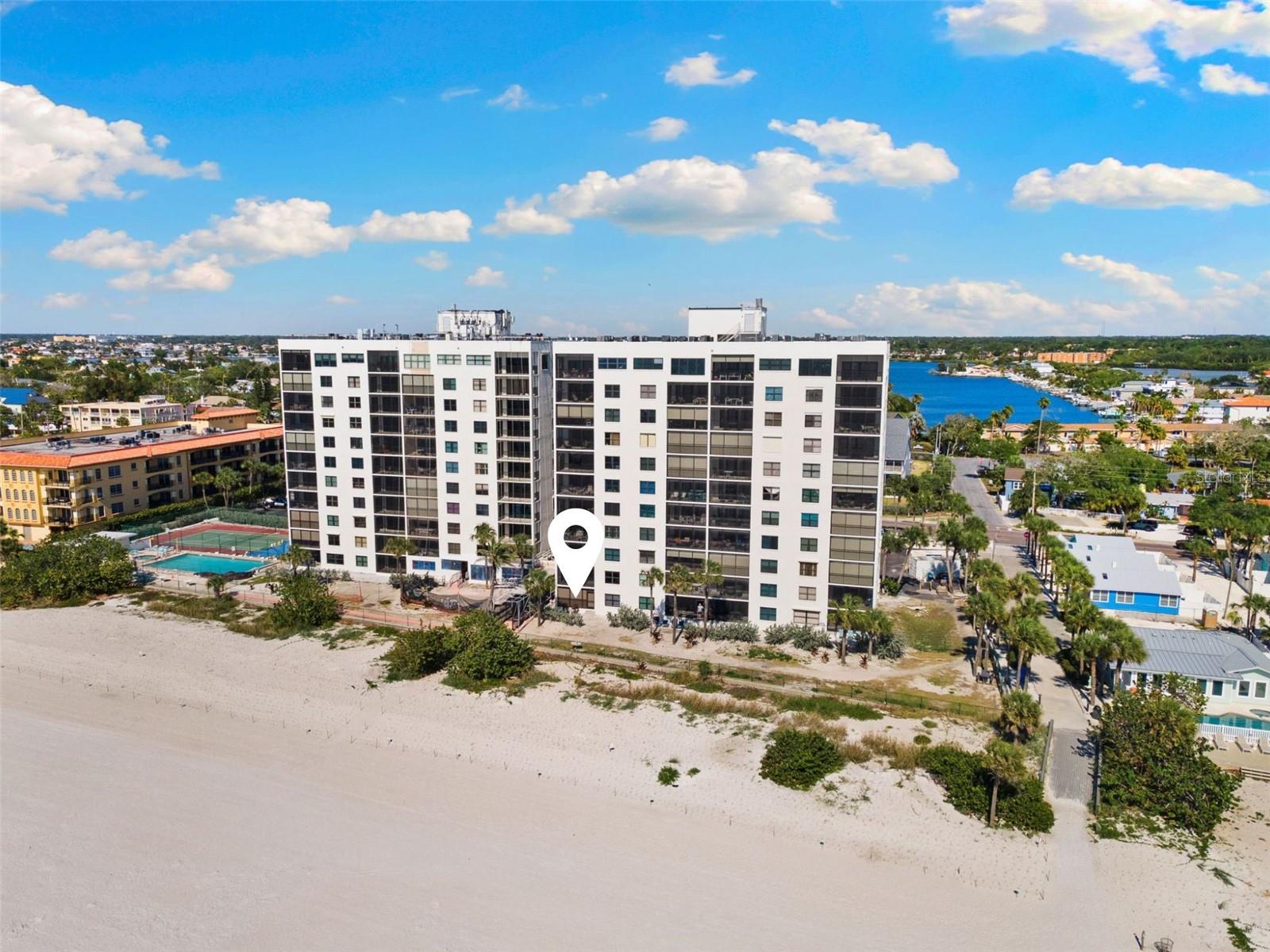 Aerial View from ocean