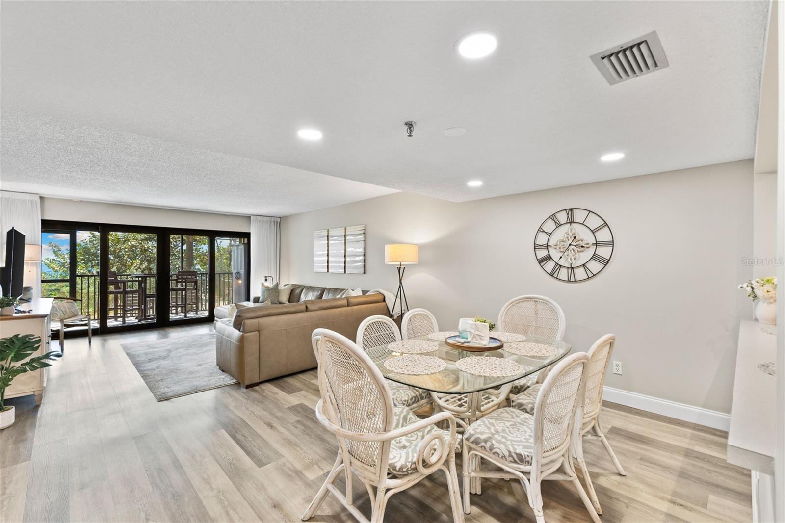 Dining Area into Living Area
