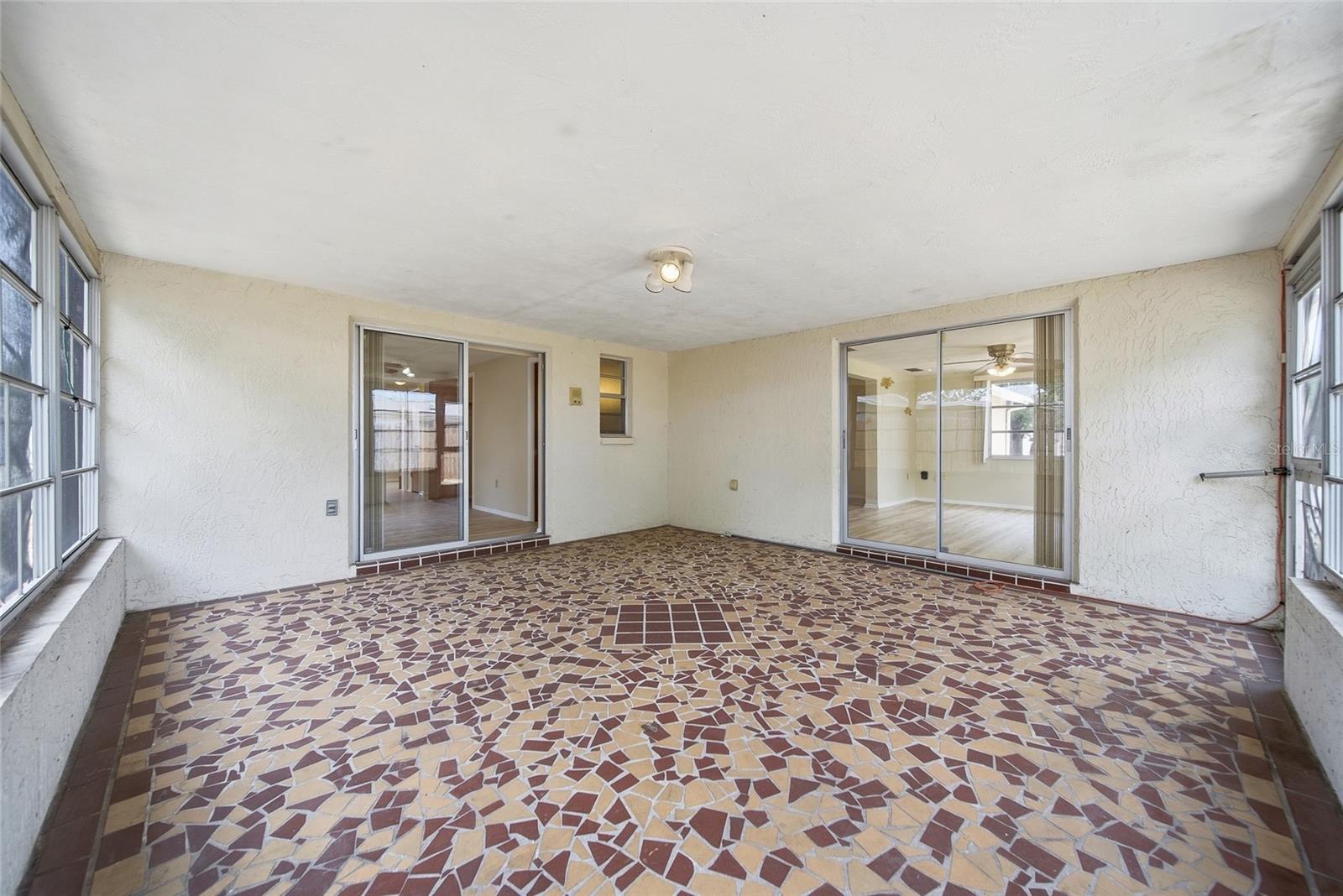 Back Enclosed Patio