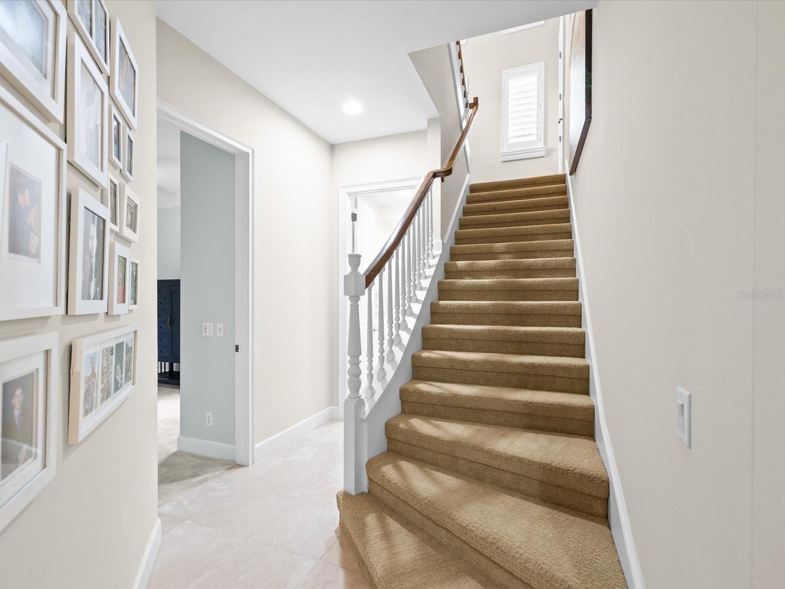 Stairs to Upper Level