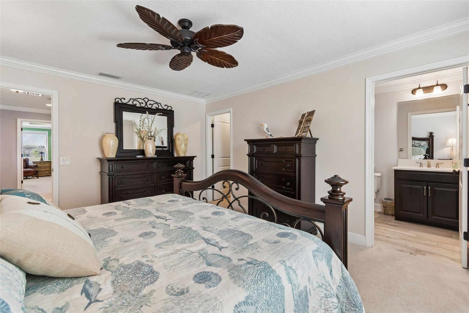 Bedroom With Ensuite Bathroom.