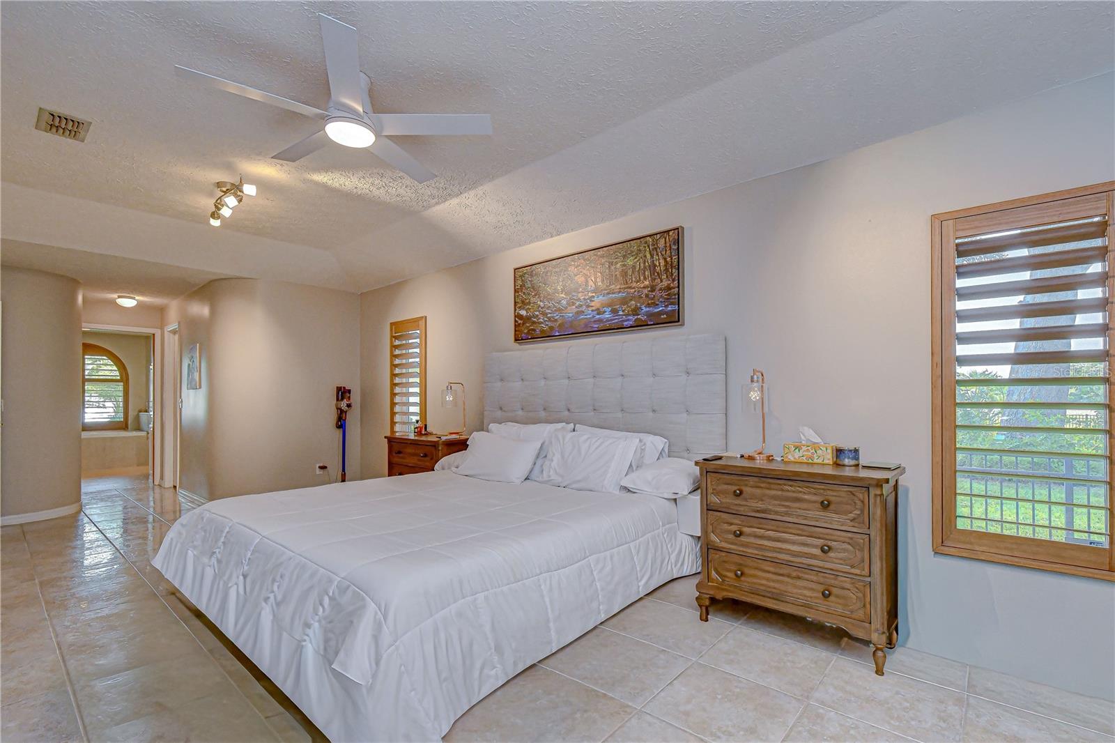 Curved walls and domed ceiling creating unique character