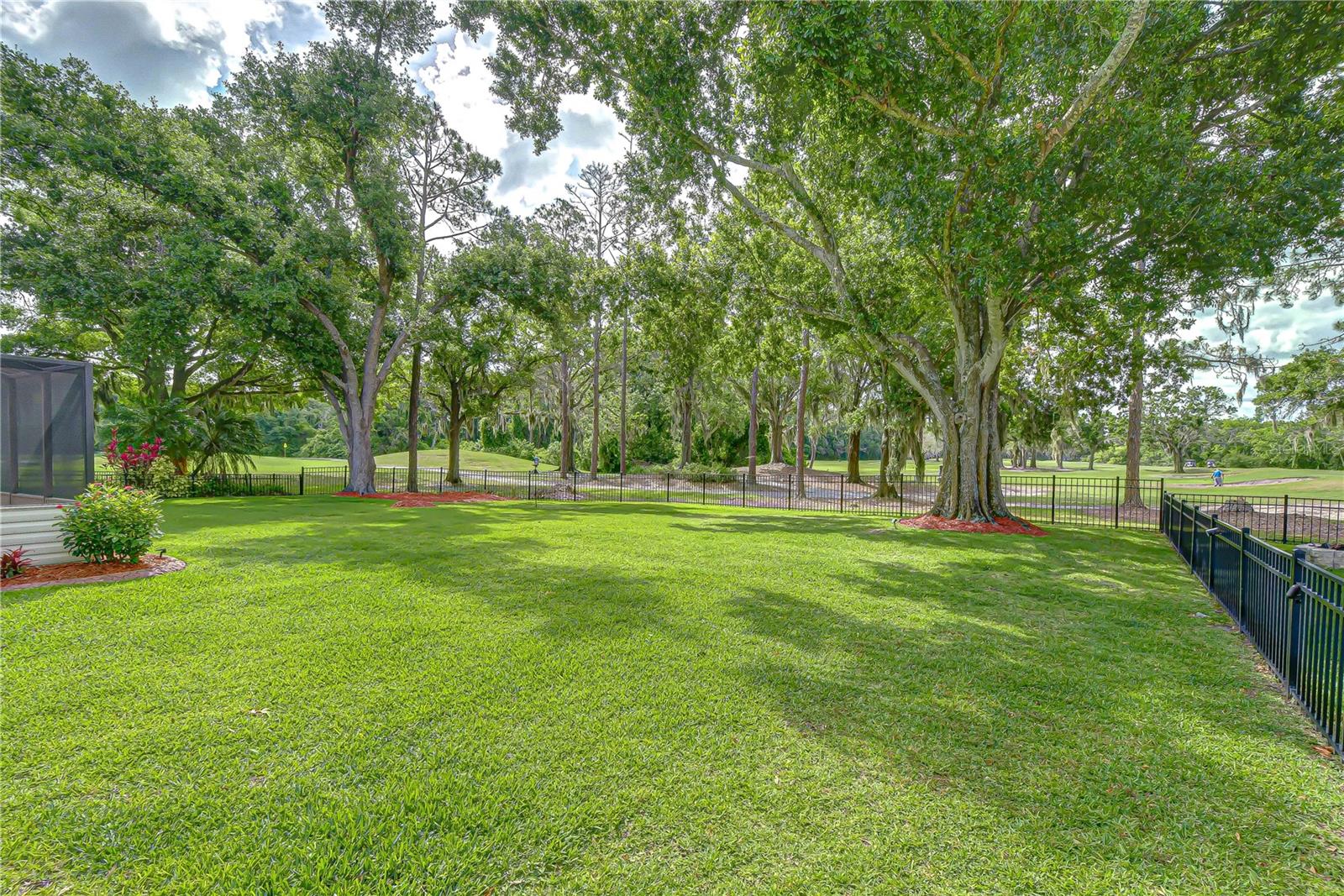 Spacious backyard for outdoor activities