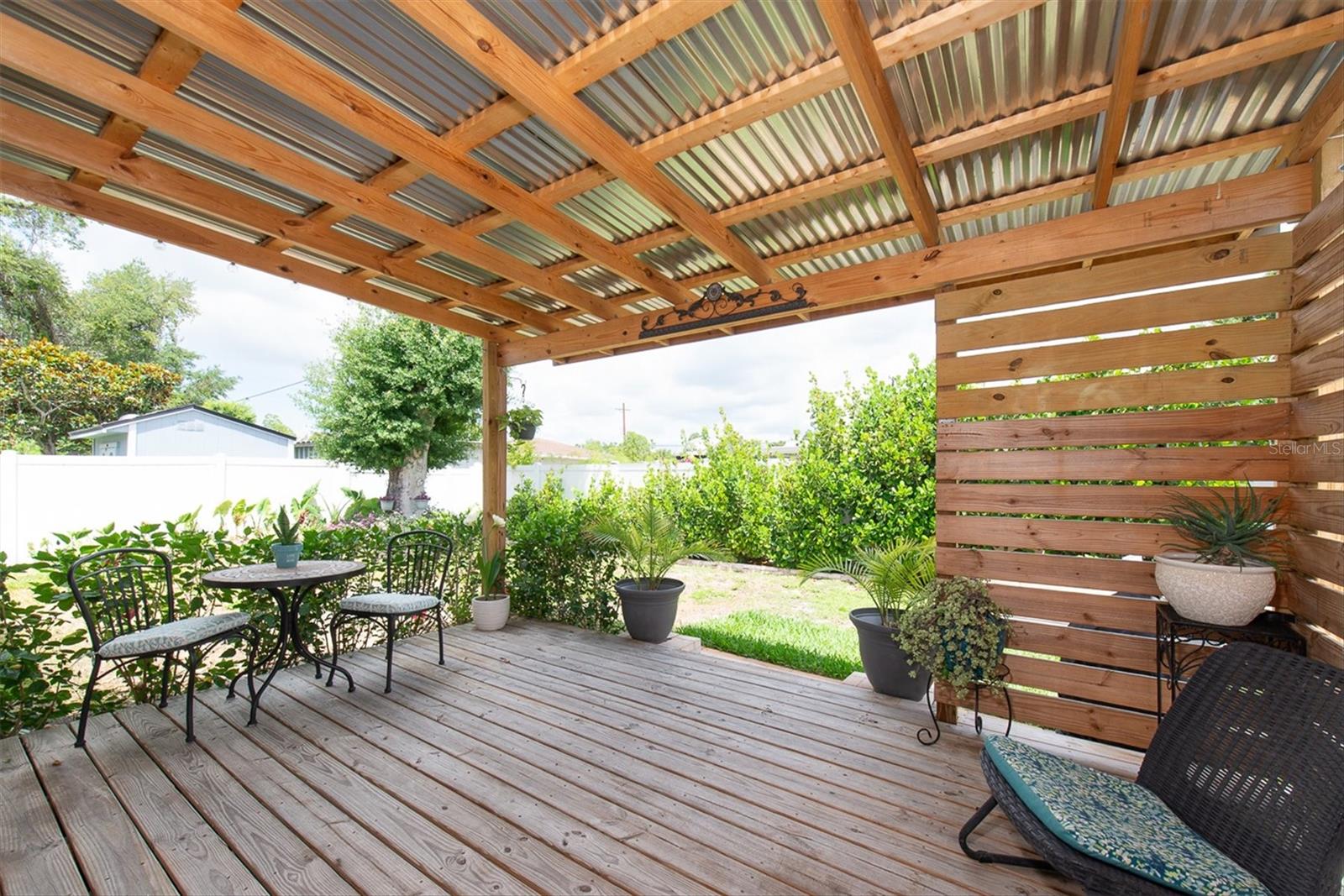 Back Covered Deck