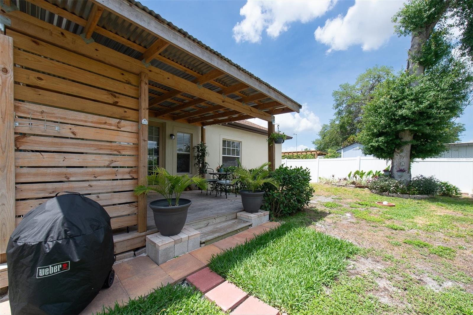 Privacy on back deck