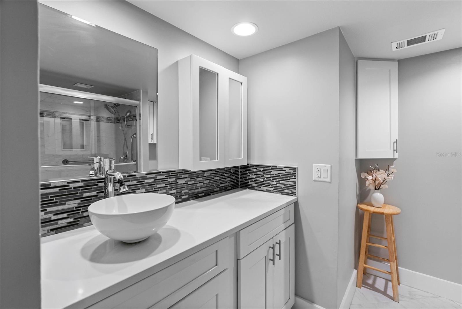 Beautiful remodeled bathroom