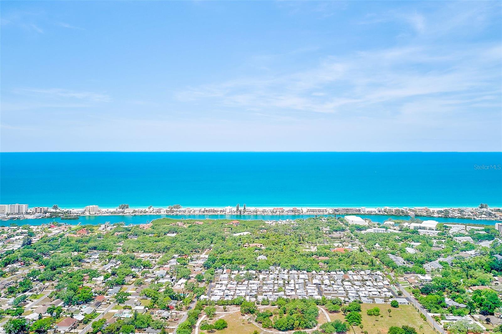 Ariel View to Beach