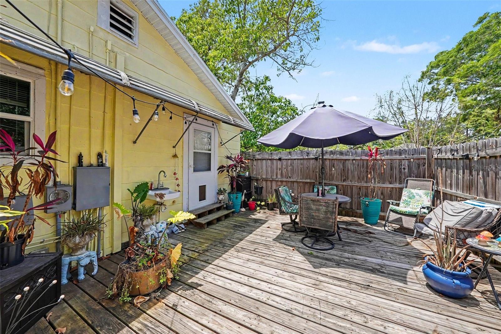 Private Deck, door off primary bedroom