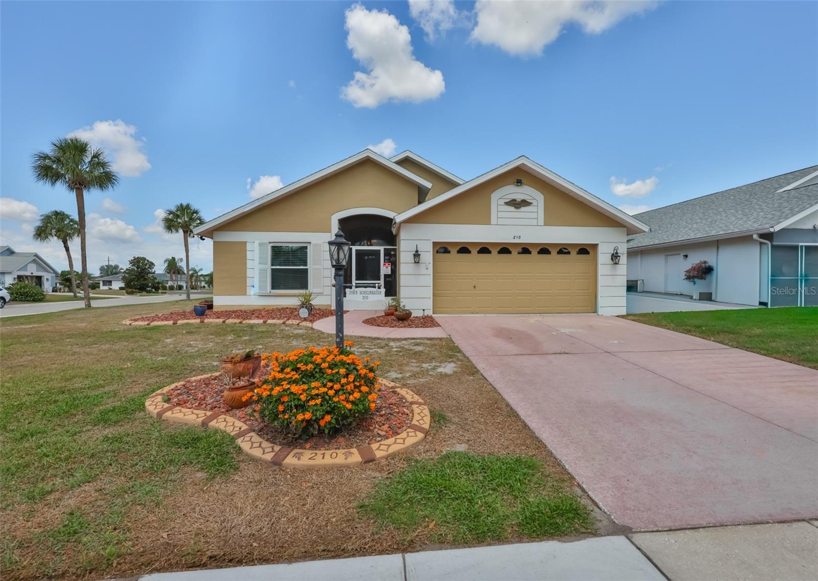 Exterior Front, Large Corner Lot, Upgraded Concrete Curbing, Painted Drive & Walkway
