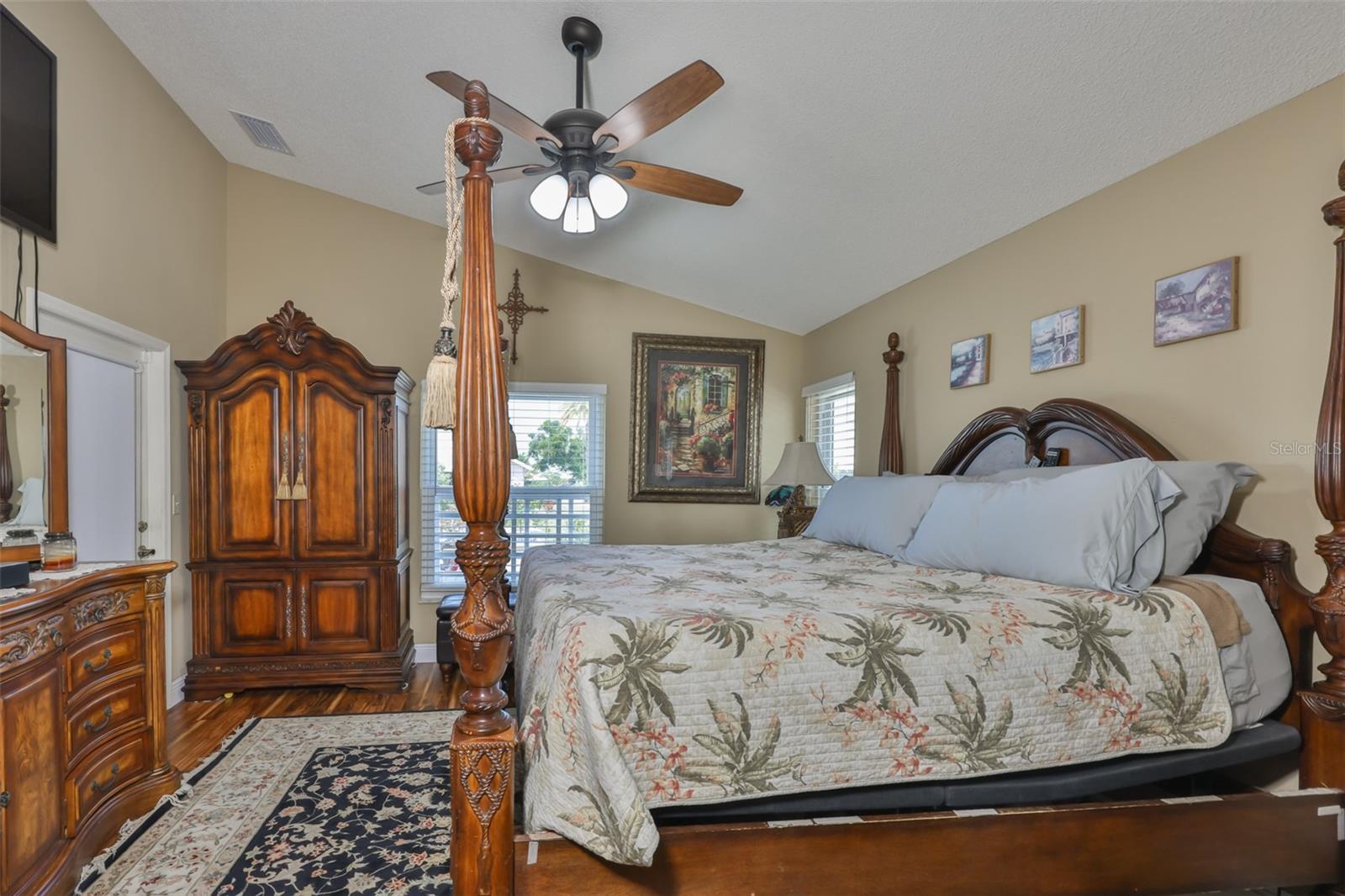 Primary Bedroom, Acacia Wood Flooring