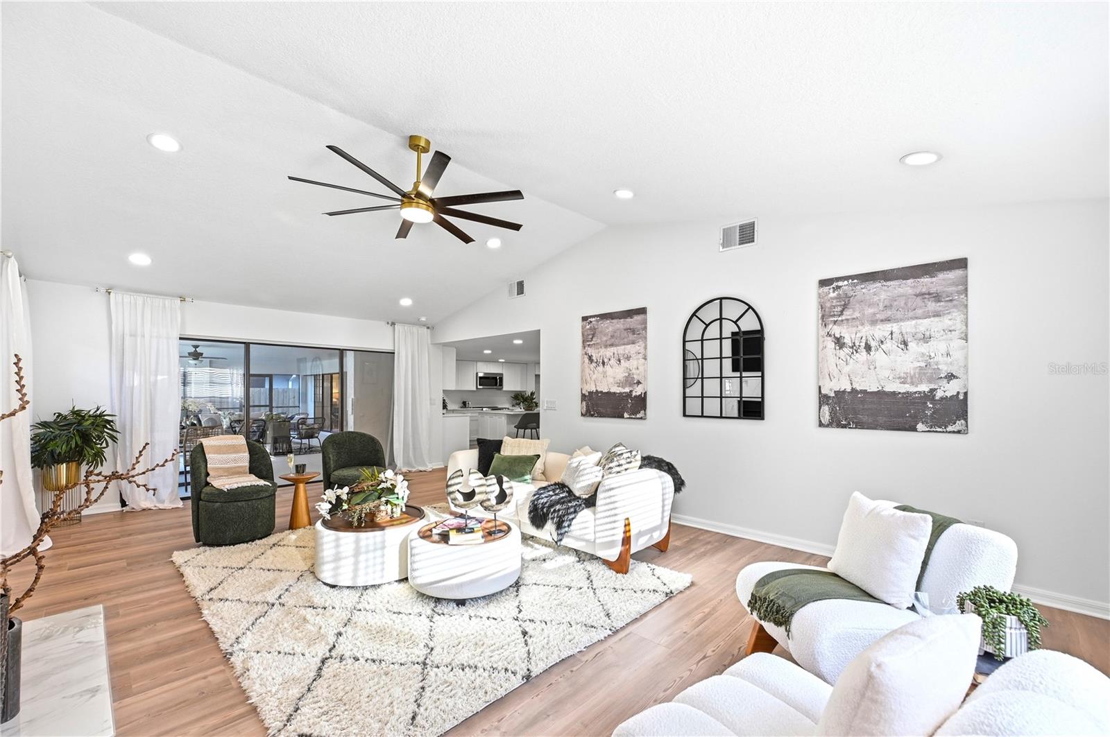 HUGE Family room! Lots of natural light