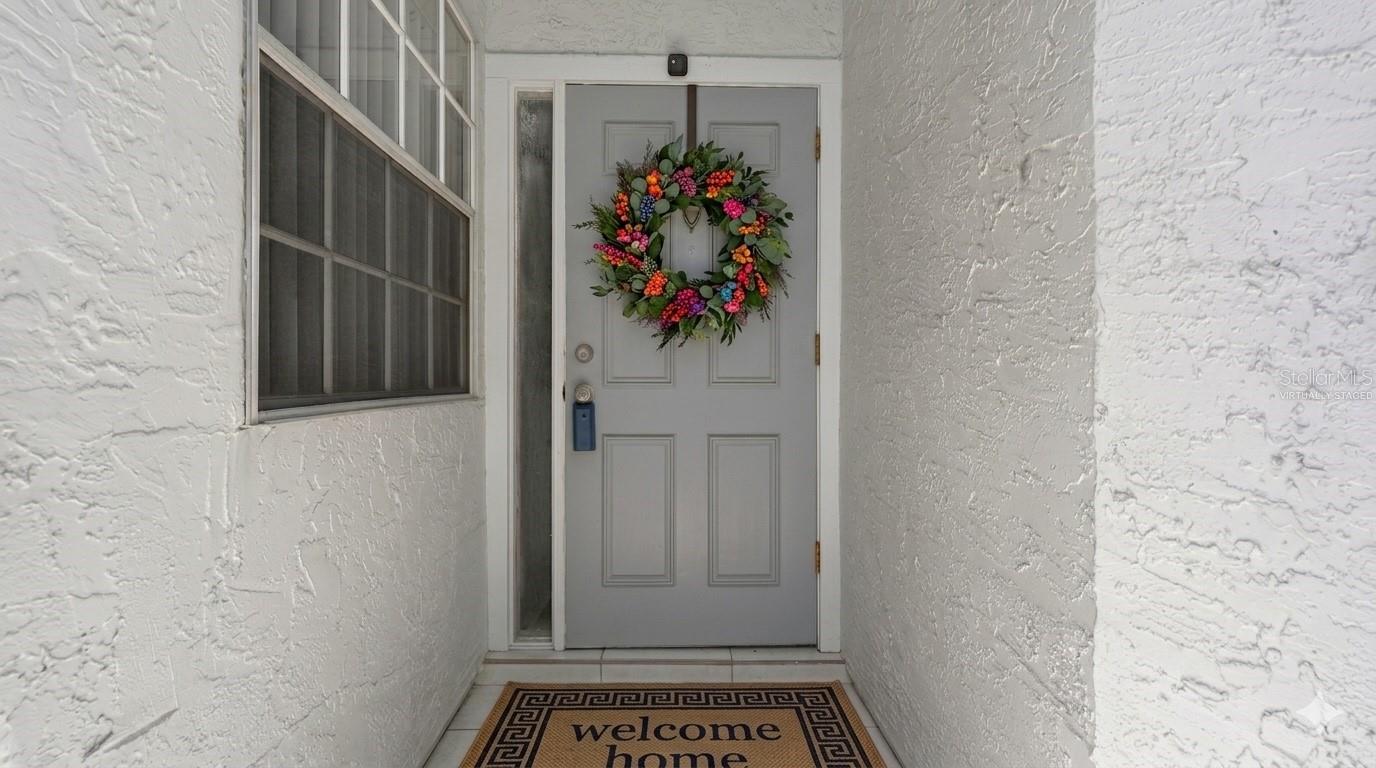 Front door.