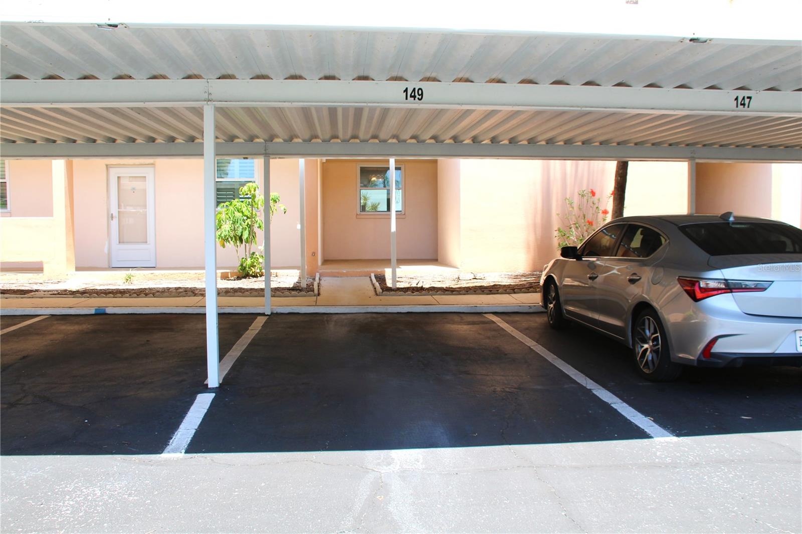 Convenient covered parking located directly in front of your condo adds everyday ease and comfort