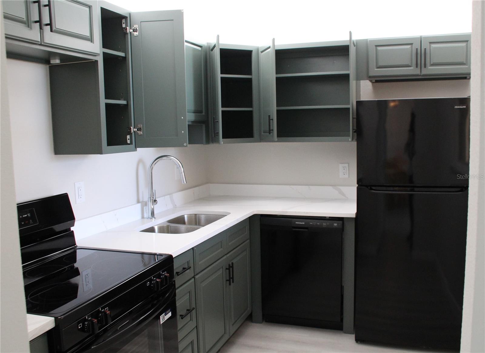Spacious Cabinets offering great storage