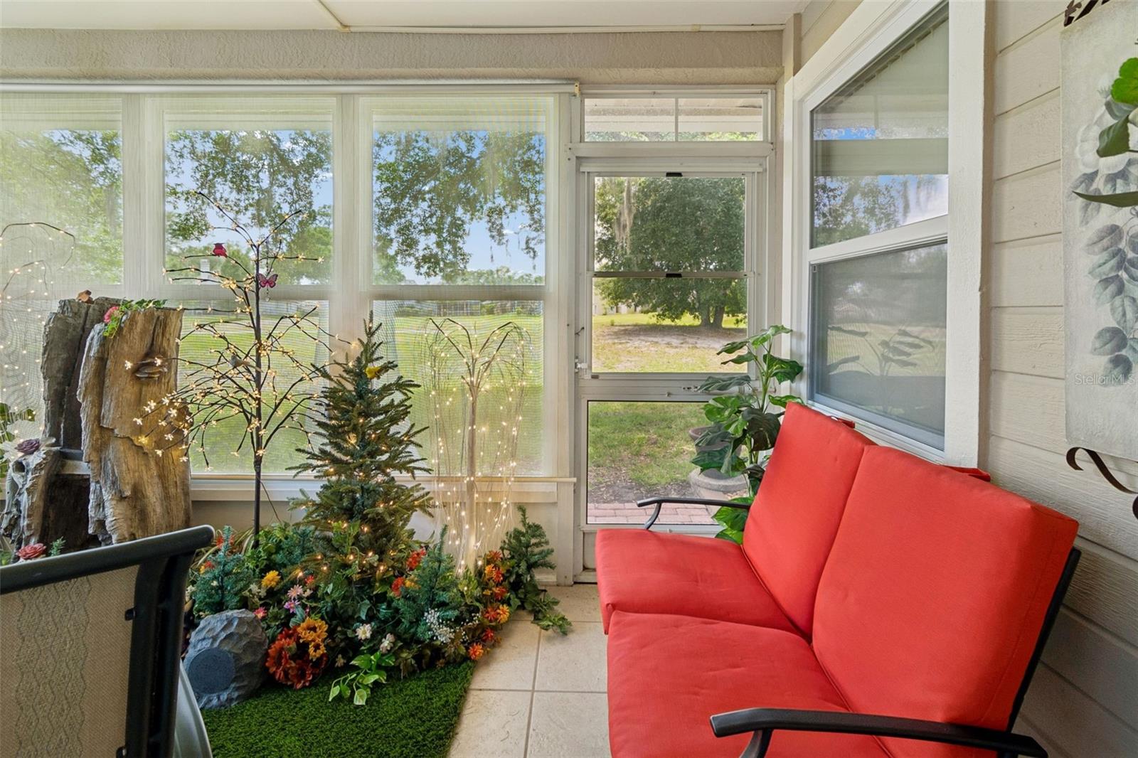 Lanai with new windows