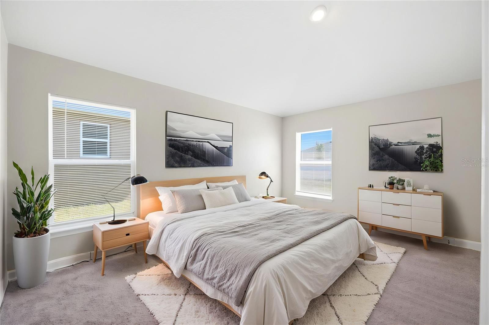 Primary Bedroom (Virtually Staged)