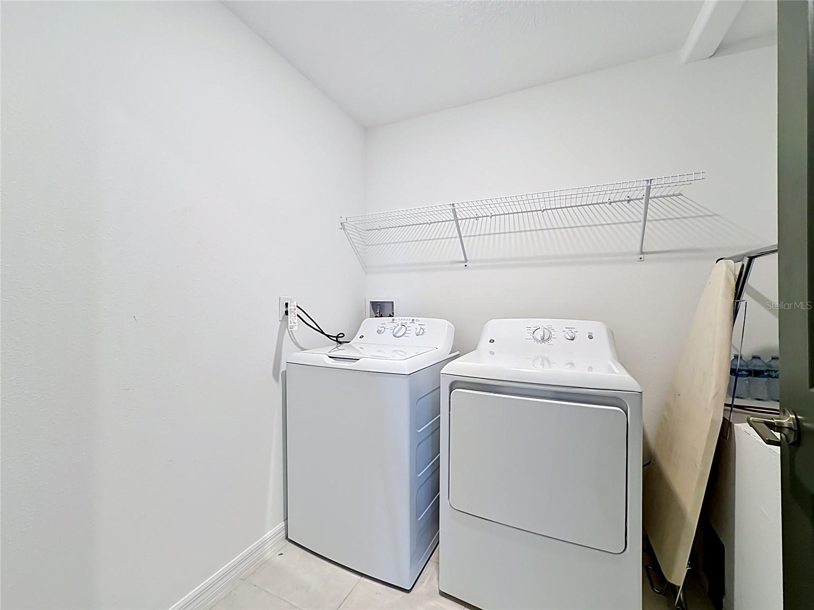 Laundry room conveniently located on the second floor