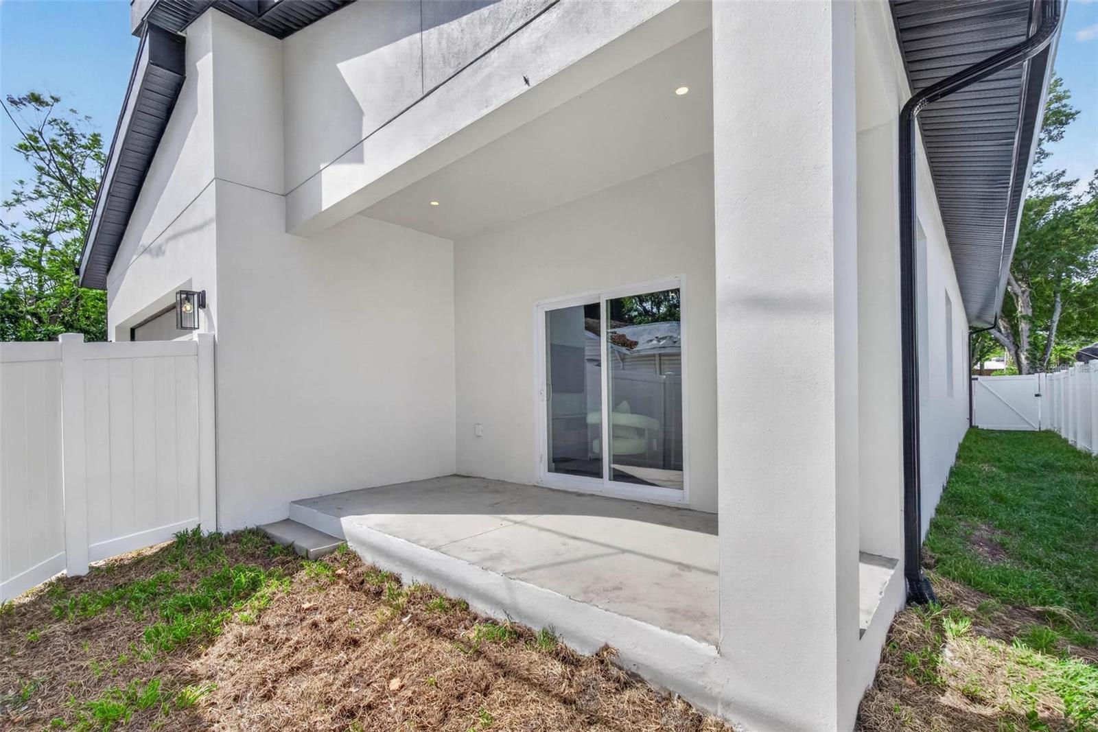 Covered Back Patio