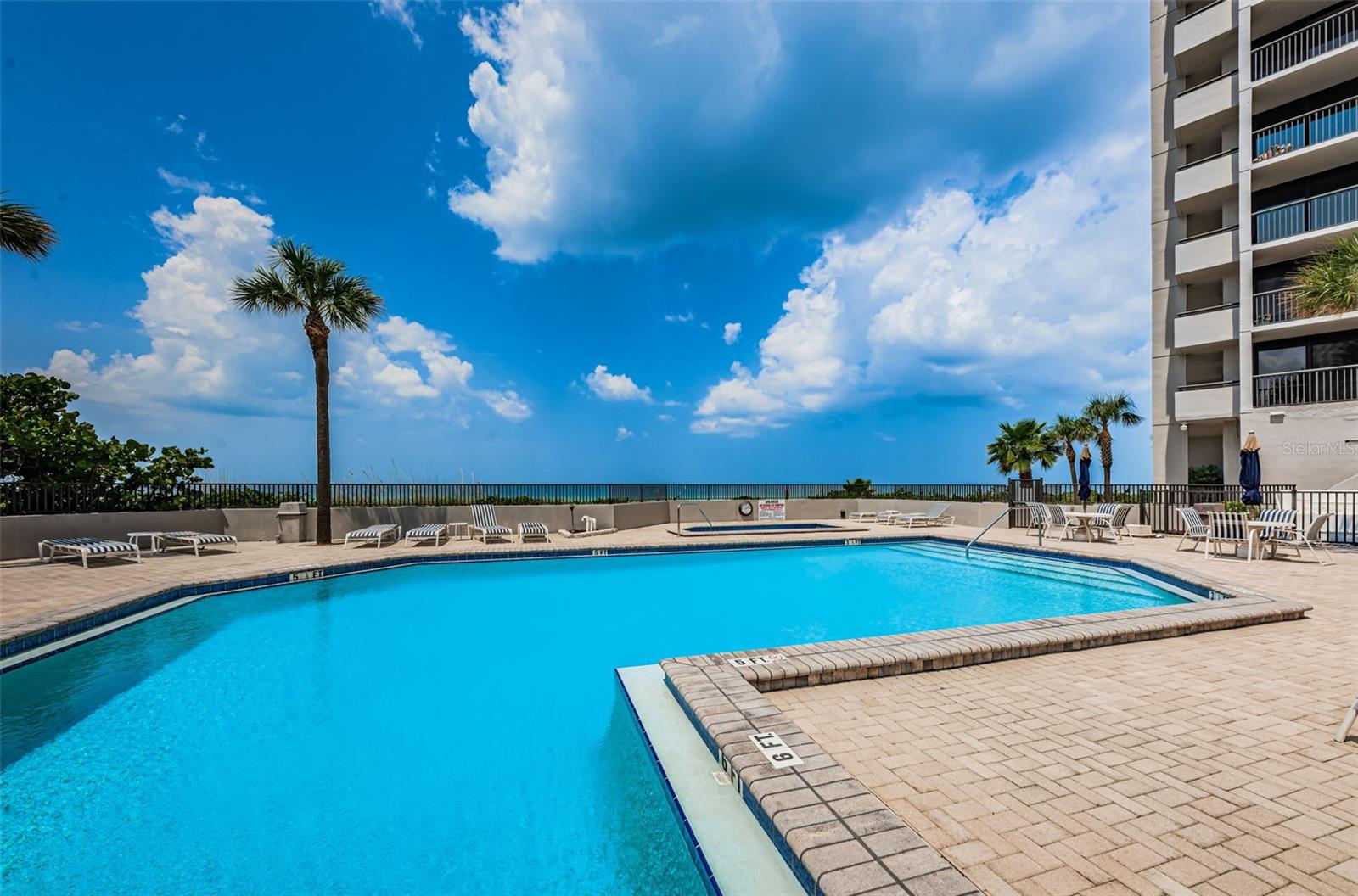 Gulf front Inground Heated Pool
