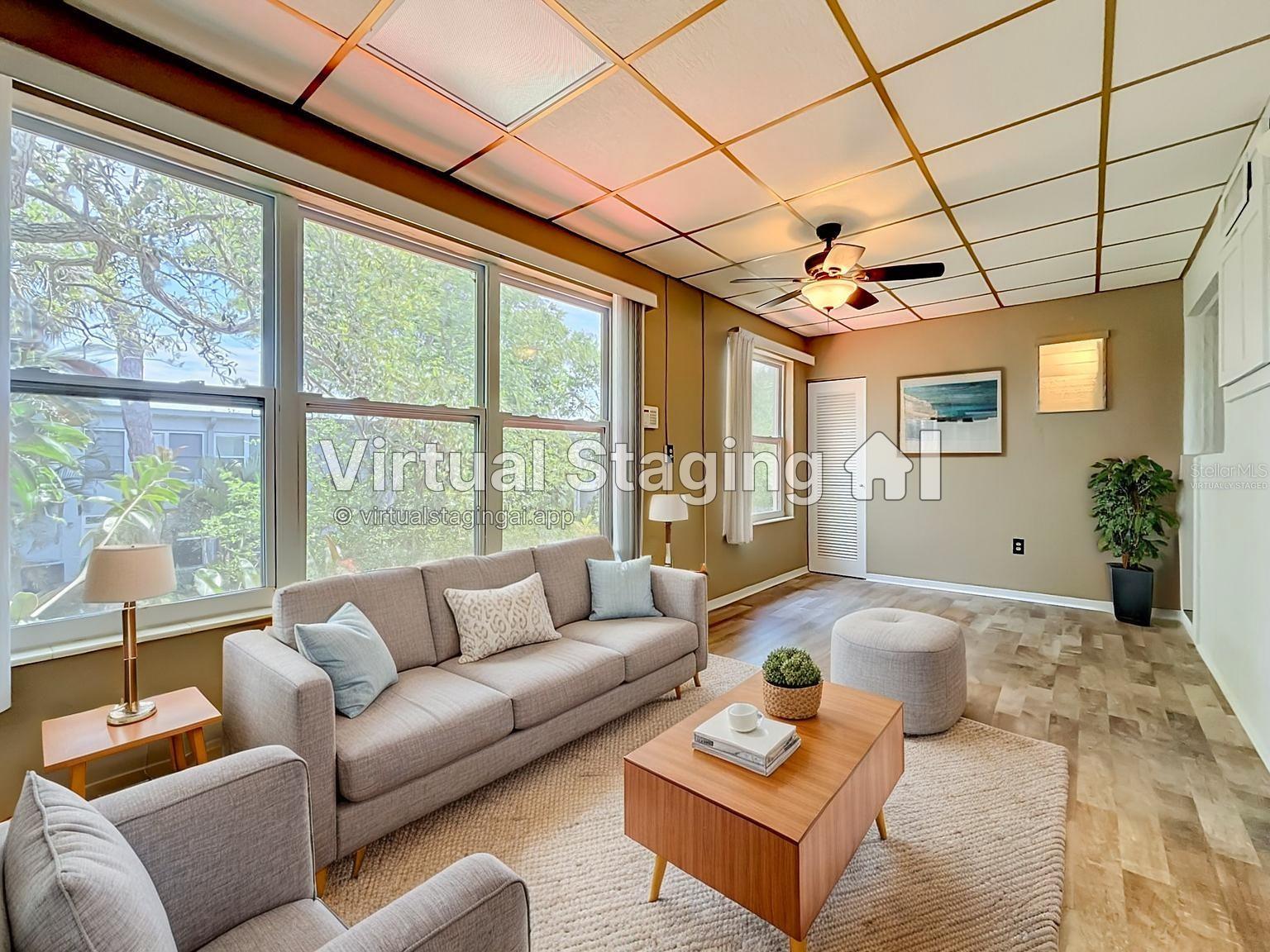 Florida Room Virtually Staged