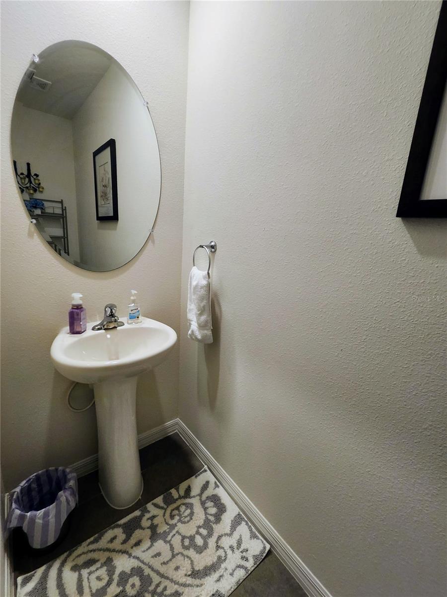 Downstairs half bath