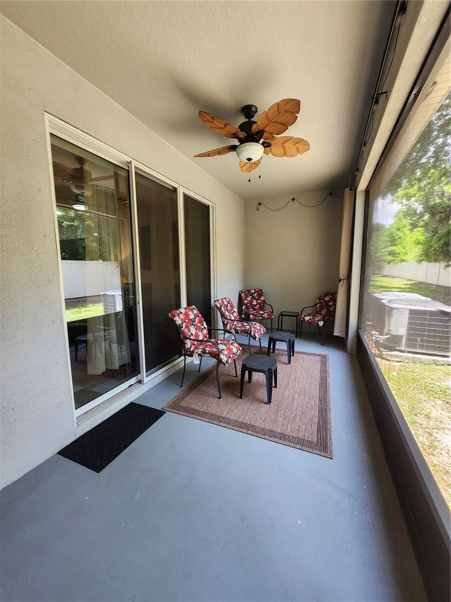 Back patio