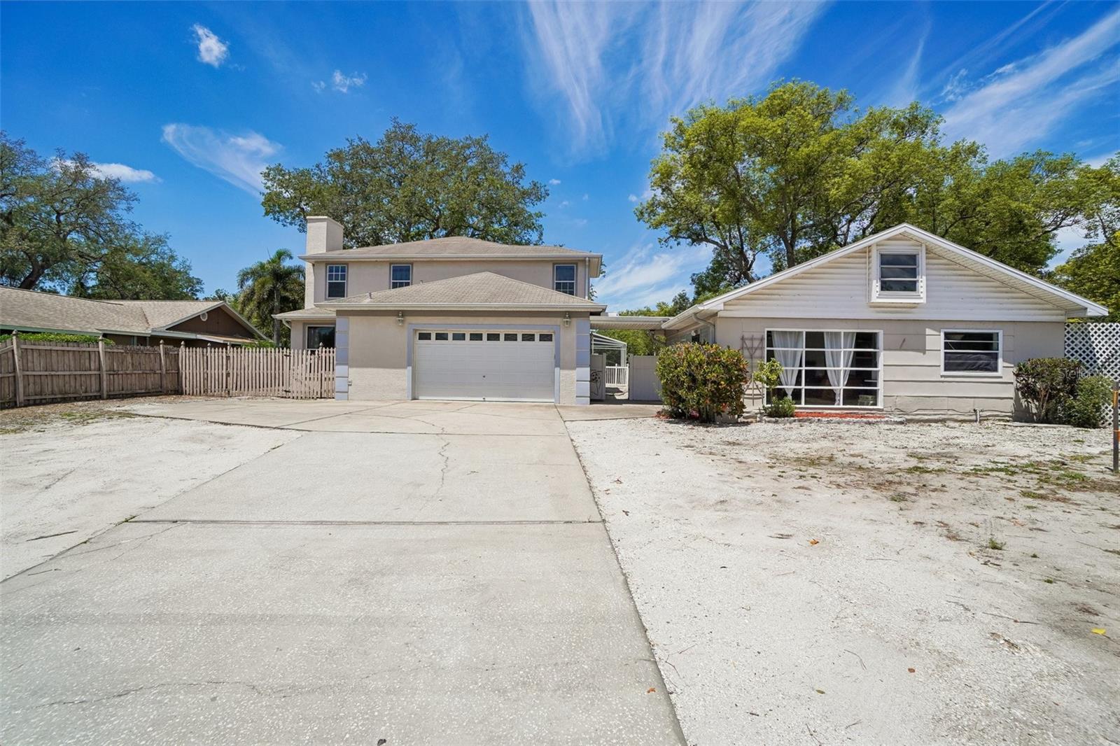 Main Home (Left) Guest House (Right)