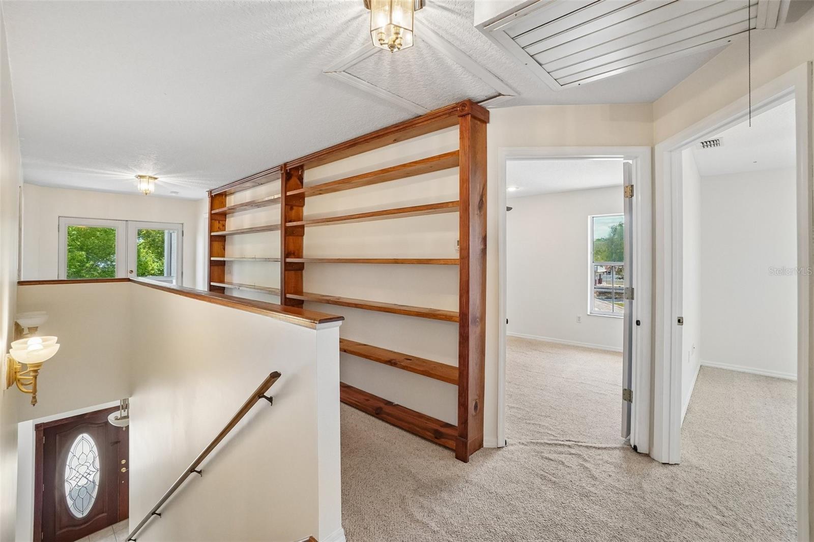 Upstairs - Build in Bookshelf