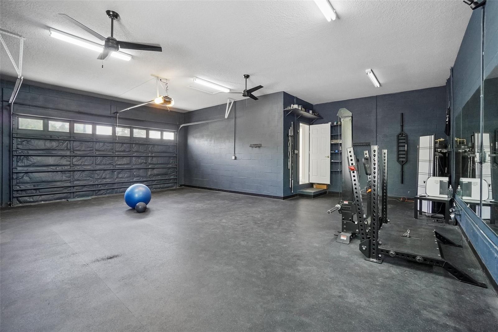 Garage - Insulated Door and Mini-split Airconditioned