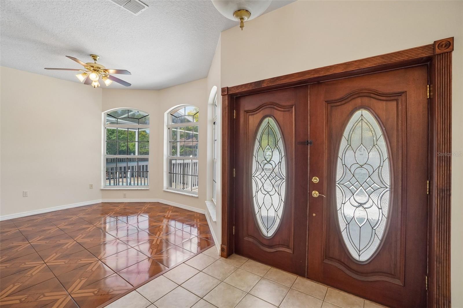 Front Door & Dining Room