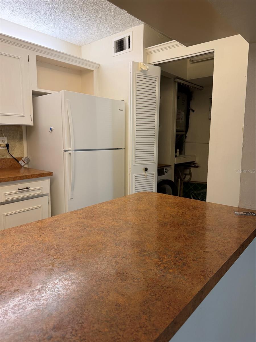 kitchen toward utility