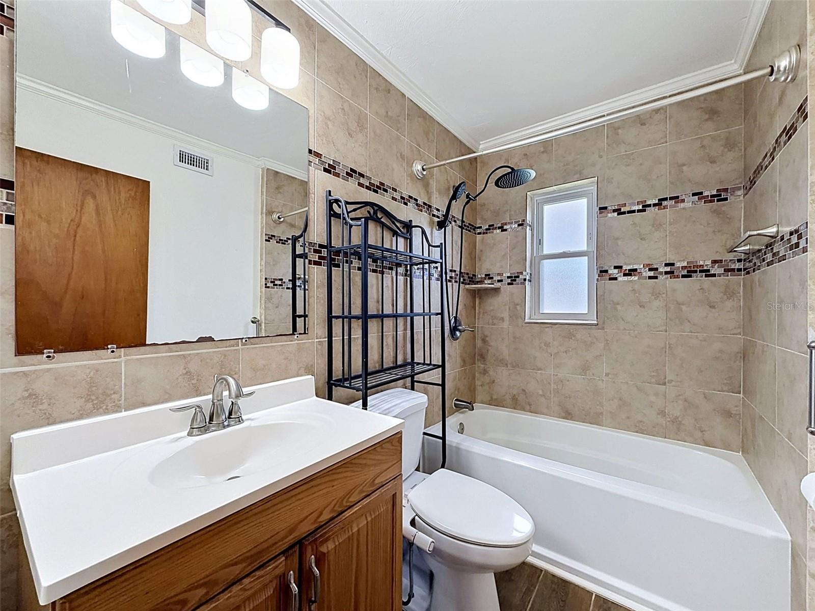 Hallway bathroom
