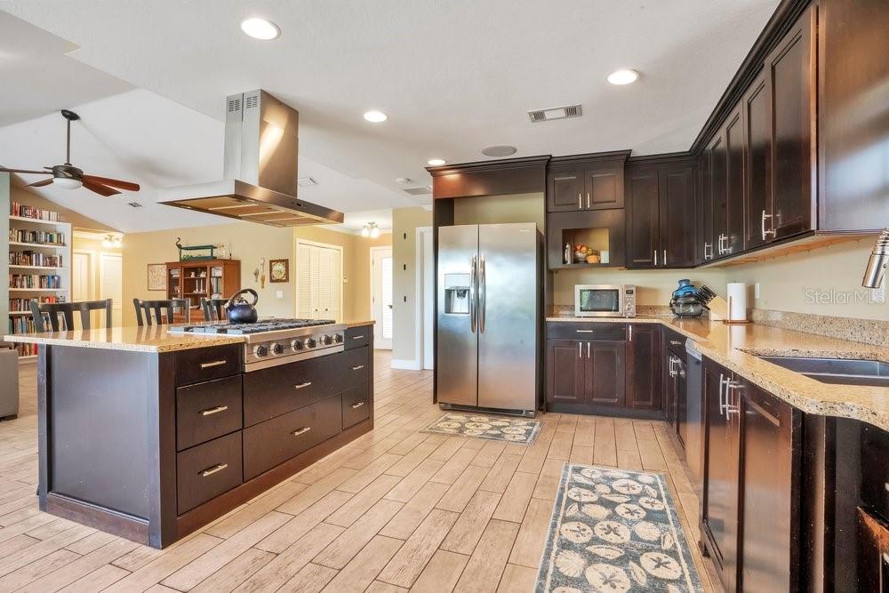 Stainless appliance and granite countertops