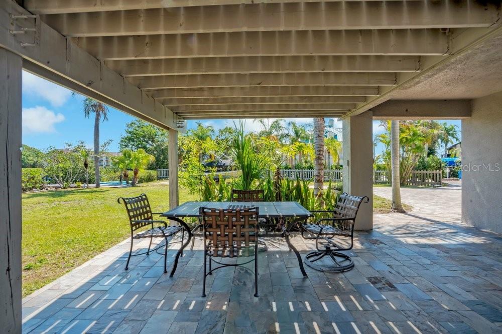 Outside patio