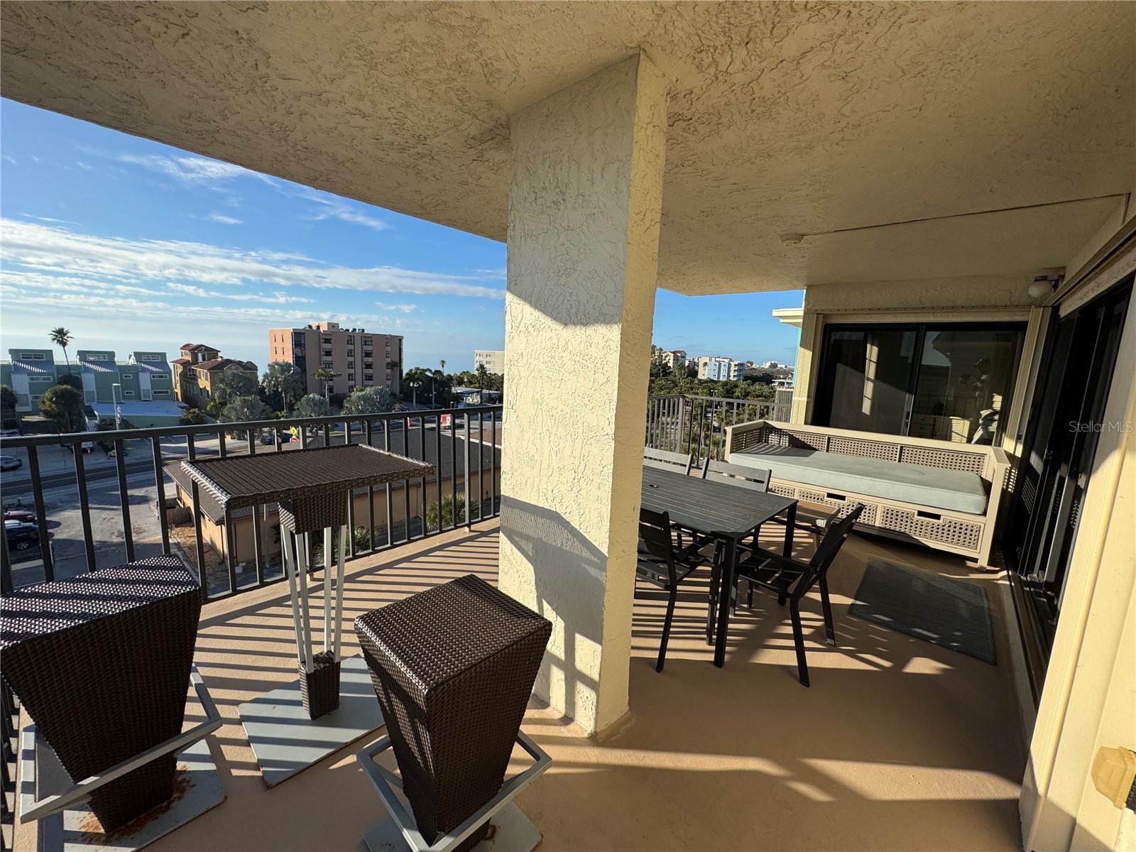 BALCONY LOOKING NW