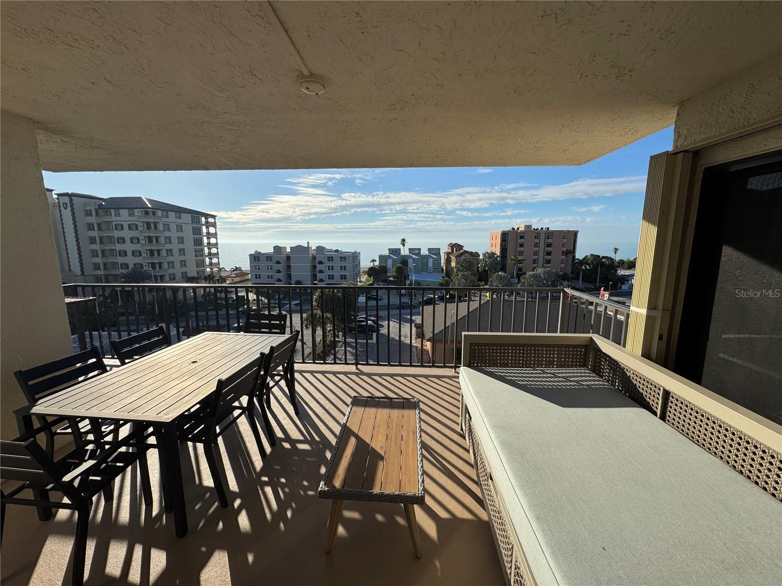 6th FLOOR TOP CORNER UNIT SOUTHEAST OVERSIZED BALCONY—NEW BALCONY FLOOR FINISH