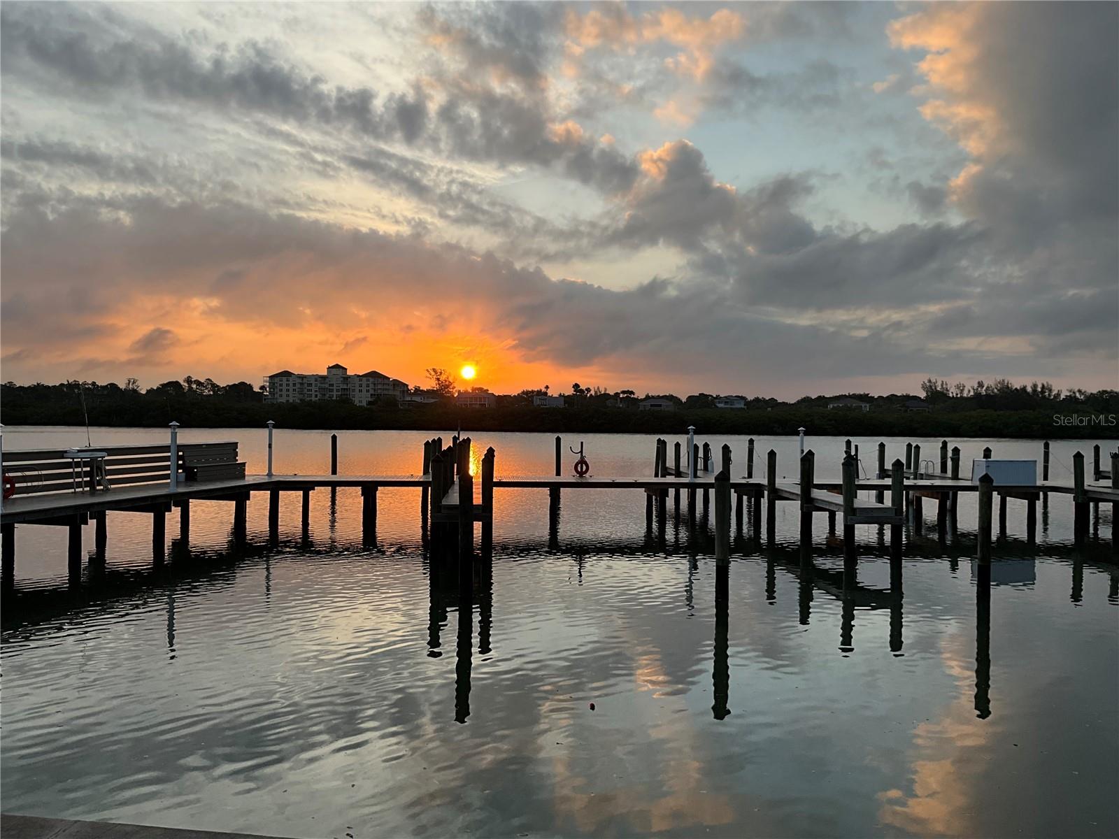 SUNRISE AT THE DOCK