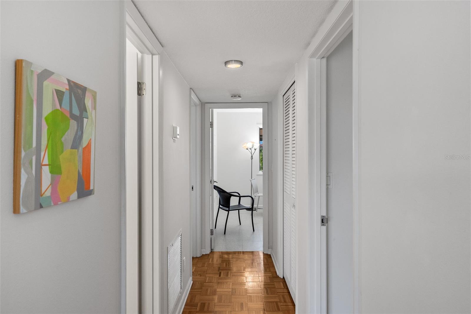 Hallway to Second and Third Bedrooms