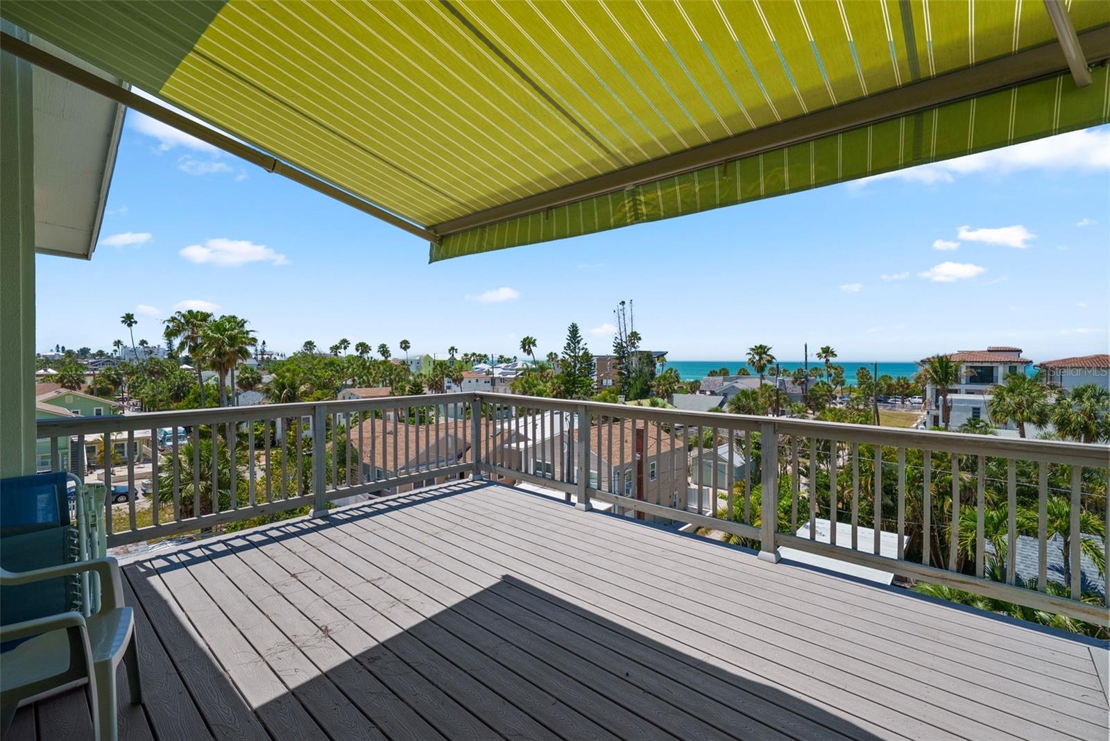 Private Deck from the Primary Suite with Views of the Gulf