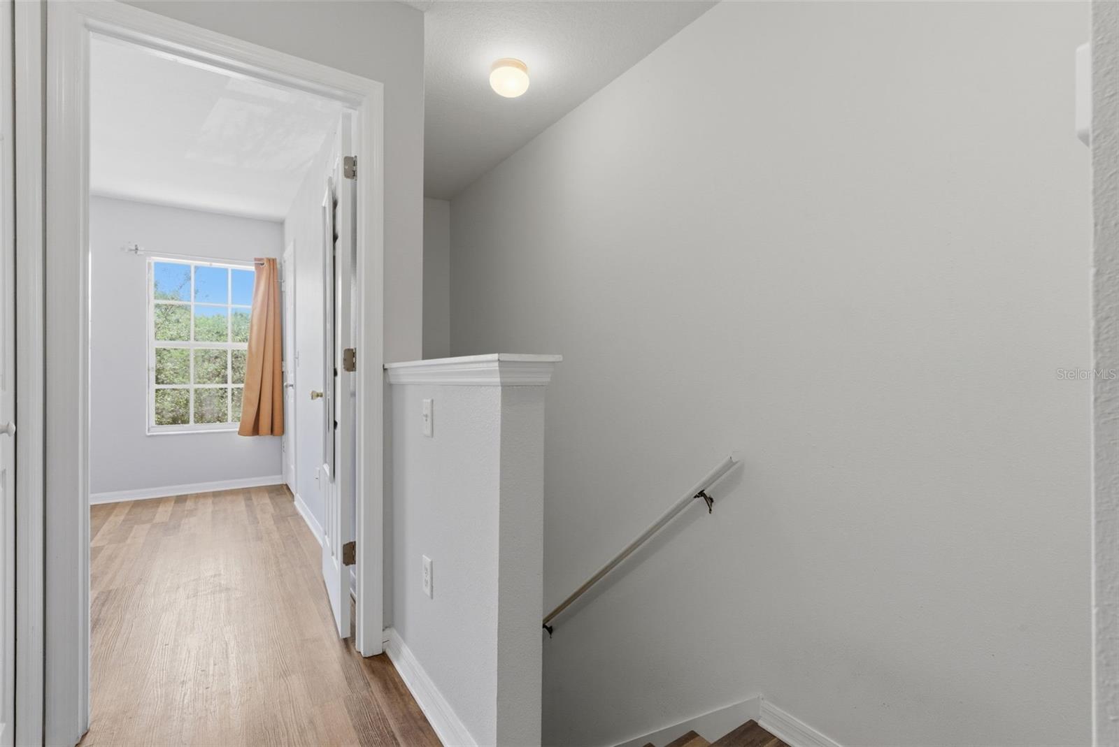 Top of stairs & entry to guest room