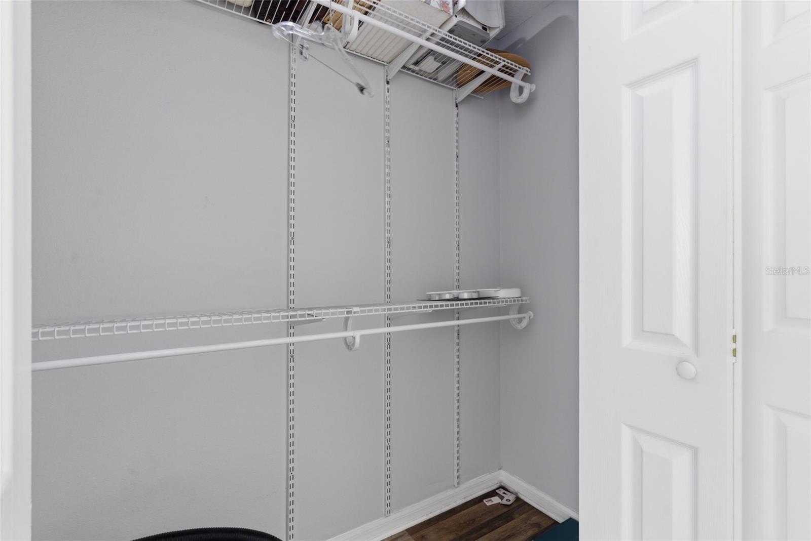 Large closet in primary bedroom