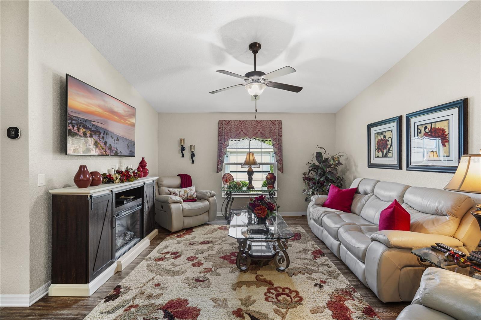 Living area with room to entertain