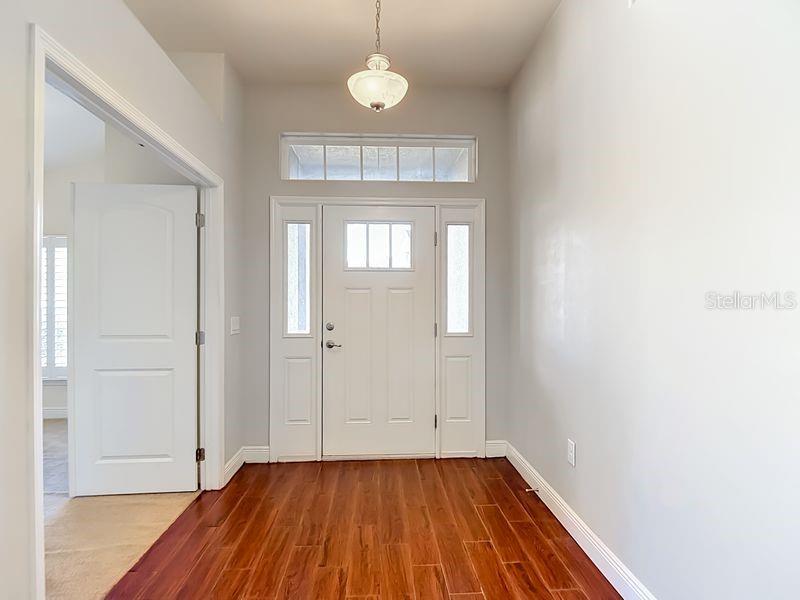 A bright welcoming foyer