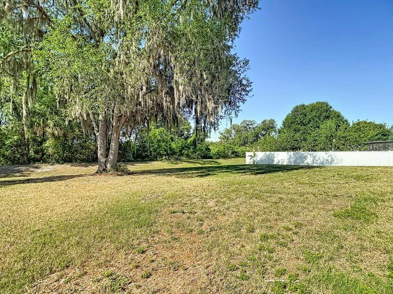 Expansive backyard offering plenty of space for outdoor activities, gardening, or whatever your heart desires!!!!