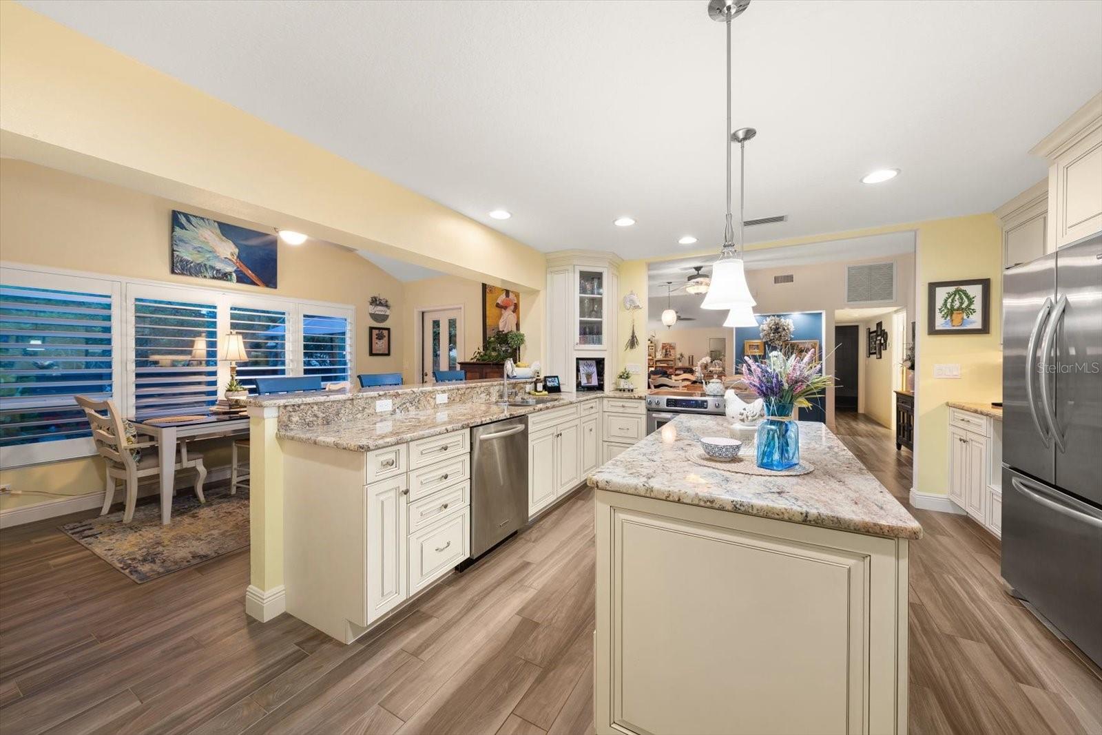 Tasteful finishes through out.
