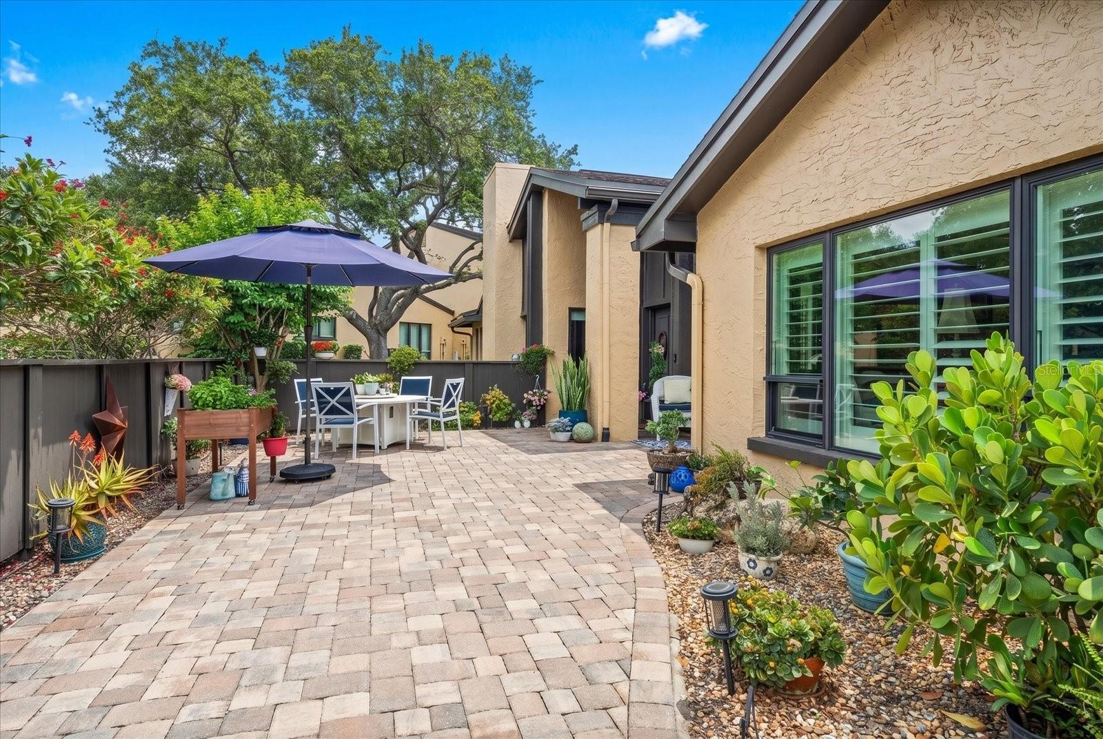 The exterior signature court provides additional area to entertain or relax- whatever suits your lifestyle.