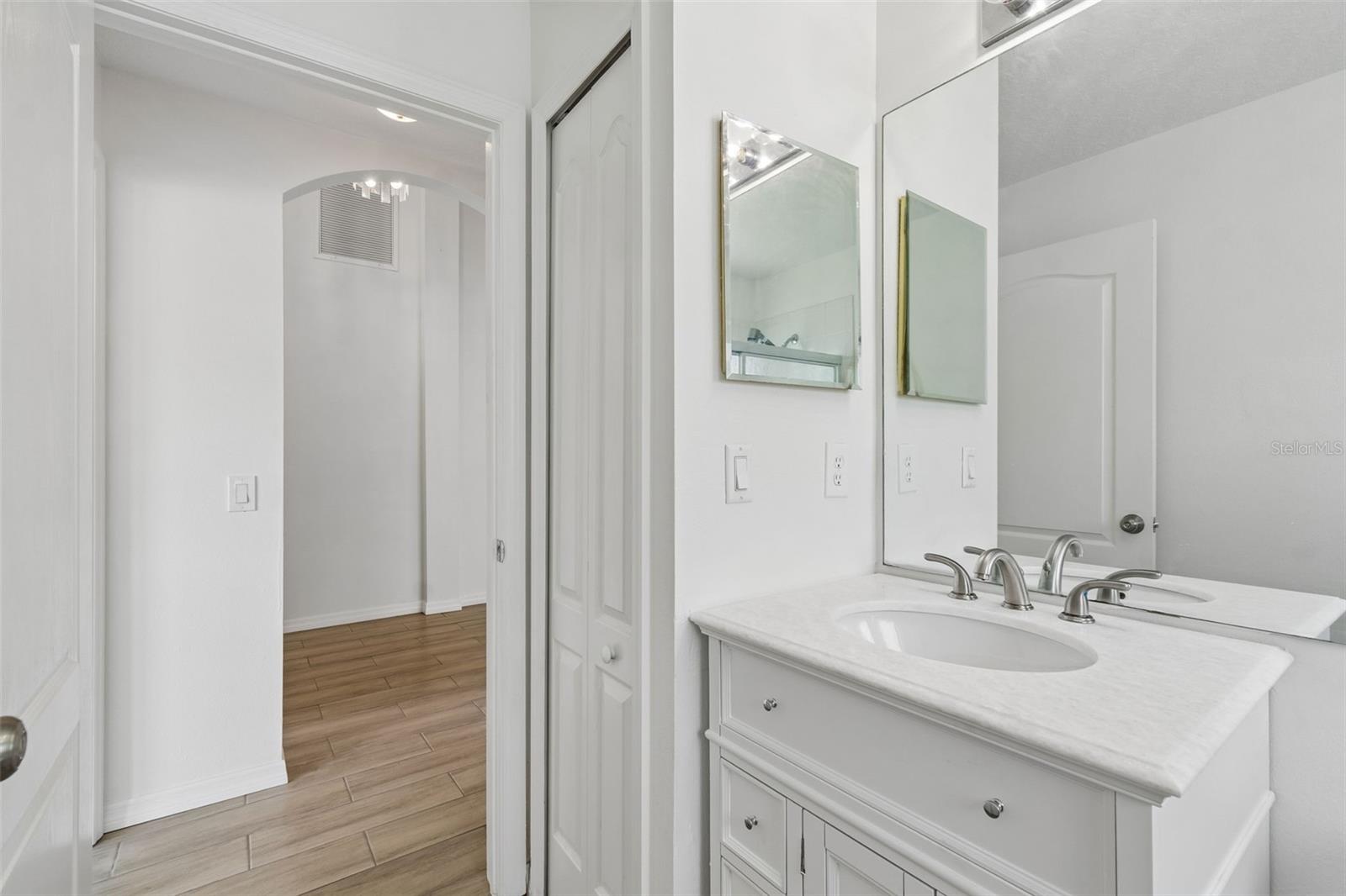 Bathroom 2 (just off the entryway)